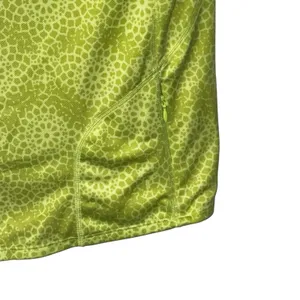 LL Bean T-Shirt WomenS Size XL Green Geometric Print Round Neck Short Sleeve Tee thumbnail 4