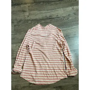 EUC Womens Pilcro And The‎ Letterpress Roll Tab Stripe Top 100% Cotton Size S thumbnail 2