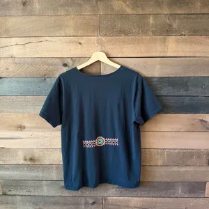 Vintage 90s Southwestern Geometric Graphic T Shirt Black Tribal Desert Print thumbnail 4