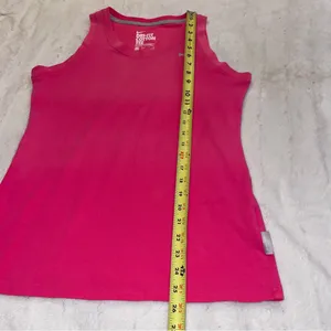 Nike tank Dri-fit cotton tee pink Nike logo size M thumbnail 11