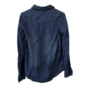 Stillwater Supply Co Women Medium Denim Snap Button Long Sleeve‎ Western Shirt thumbnail 2