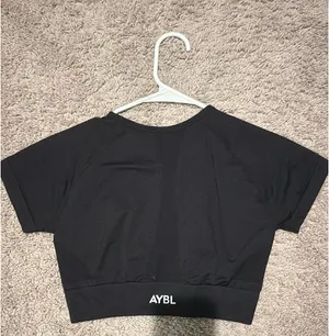 AYBL Cropped Workout Top thumbnail 2