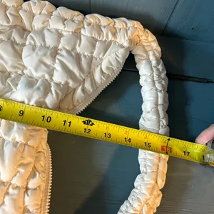 Ariana Grande Cream Quilted Hobo Bag thumbnail 6