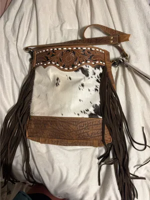 Cowhide Purse Myra Bags Western thumbnail 1