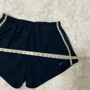 Nike Dri-Fit Women Blue Athletic Brief Lined Running Shorts Pants. Size-Large. thumbnail 5