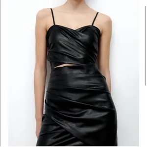 NWOT Zara Leather Dress thumbnail 2