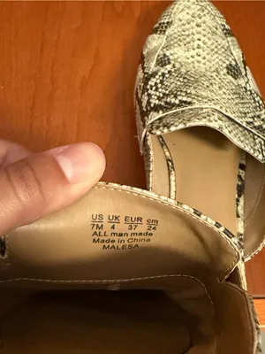 Franco Sarto Women’s Snakeskin Print Mule Loafers - Slip-On Flats. Size: 7 thumbnail 2
