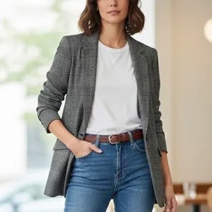 Rag & Bone Glen Plaid Blazer Parisian Workwear Office Core Capsule Wardrobe Sz 8 thumbnail 2