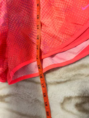 Nike Women’s Neon Coral Athletic Shorts thumbnail 2