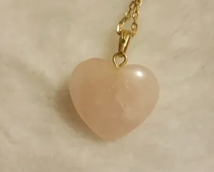 Avon Heart Butterfly Quartz Necklace Gold thumbnail 4