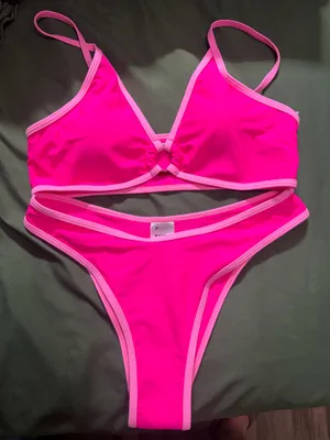 Shein Pink Bikini  thumbnail 1