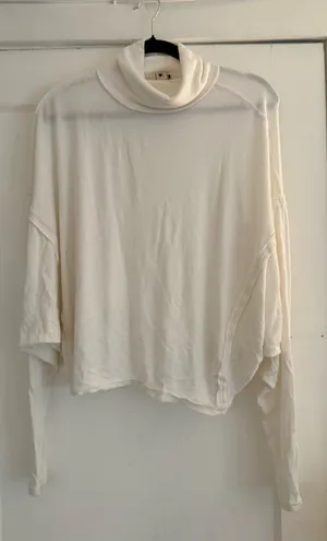 Free People White Turtleneck thumbnail 1