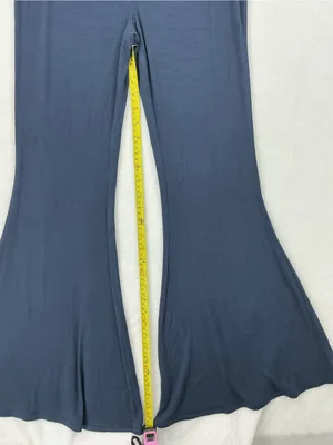 Free People Navy High-Rise Flare Leggings 1014 thumbnail 5
