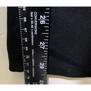 Primark Flared Leggings Womens 12 Black Front‎ Seam Detail Stretch Bell Bottom thumbnail 3