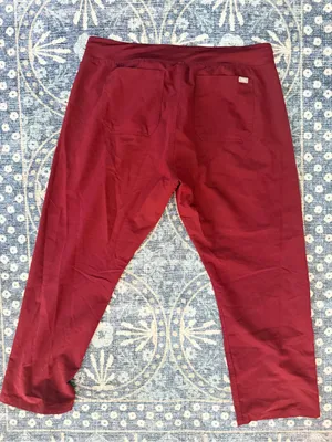 Figs Petite Livingston Burgundy Pants thumbnail 4