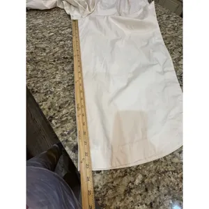 Anthropologie Mare Mare Curved-Hem Chino Pants Wide Leg Light Sand Size XL thumbnail 11