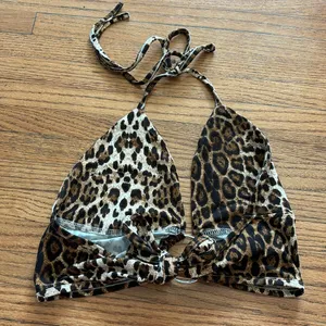 Leopard Crop Top Brown Size M thumbnail 2