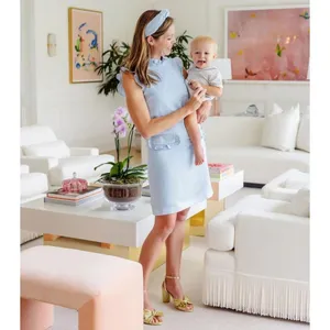 The Beaufort Bonnet Company Hart's Happy Race Day Herringbone Dress XS thumbnail 3