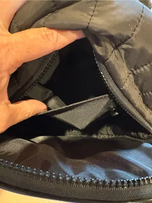 Reebok Women's Luna Quilted Mini Backpack with a detachable coin pouch in black thumbnail 10