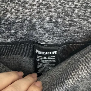 Victoria's Secret PINK gray sport seamless leggings heathered grey size xlarge thumbnail 3