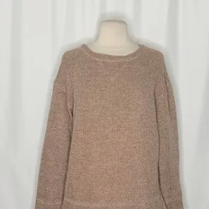 Anthropologie CP SHADES Pam Cotton Wool Sweatshirt Sweater Brown XS Made USA thumbnail 3