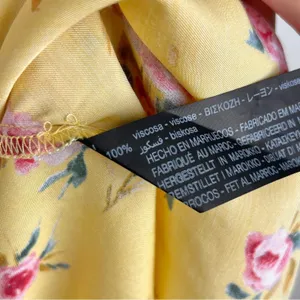 NEW Zara The Safia Floral Yellow Satin Slip Dress Large Blogger Fave thumbnail 7