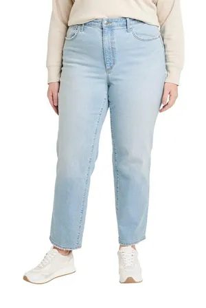 NWT Universal Thread High-Rise 90s Straight Jeans 88007520 Light Wash Blue 17 thumbnail 1