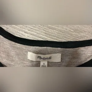 Madewell Brown And Black Long Sleeve Top Women’s Size S thumbnail 5