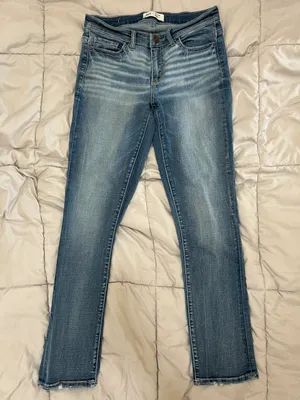 Payton Mid Rise Straight Jeans thumbnail 1