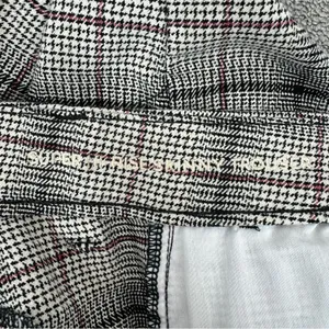 American Eagle Outfitters Plaid Flannel Super High‎ Rise Skinny Trousers Beige 4 thumbnail 11