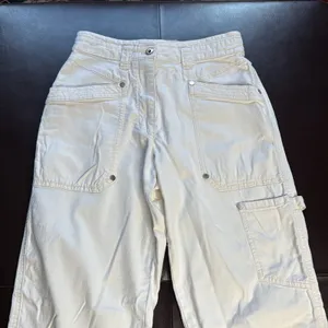 Mauve Anthropologie Ivory Utility Cargo Turner Pants thumbnail 3