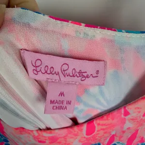 Lilly Pulitzer Lexi Slip Dress Medium Light Pascha Pink Preppy Tropical Resort thumbnail 7