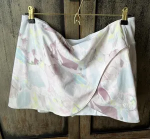 lululemon high-rise wrap tennis skirt features a pastel nouveau marble meadow 14 thumbnail 1