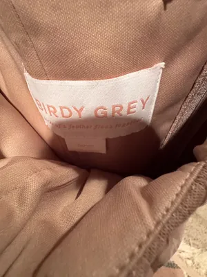 Birdy Grey Grey Bridesmaid Dress in taupe large thumbnail 4