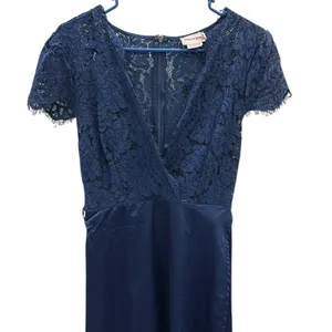 Showpo Kiss Of True Love Blue Lace Bodice Wrap Skirting Maxi Dress Womens 6 thumbnail 12