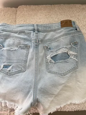 American Eagle Light Washed Jean Shorts thumbnail 6