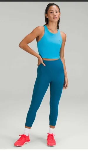 Lululemon Invigorate Training Tank Top Turquoise Tide Size 0 thumbnail 3