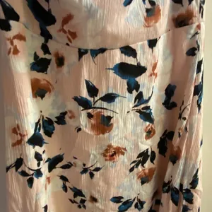 Gypsies & Moondust Womens Mini Dress M Medium Floral Peach & Navy Blue thumbnail 3