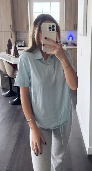 Goodfellow Blue Polo T-Shirt (Size Small Men’s) thumbnail 1