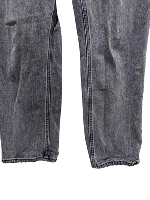 Abercrombie And Fitch 90s Straight Ultra High Rise Gray Jeans Women Size 25S thumbnail 2