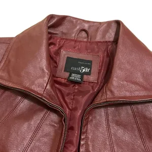 East 5th Vintage Burgundy Leather Jacket thumbnail 4