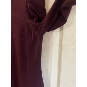 Calvin Klein Women's Puff-Sleeve Sweater Dress. Size XL. Eggplant thumbnail 7