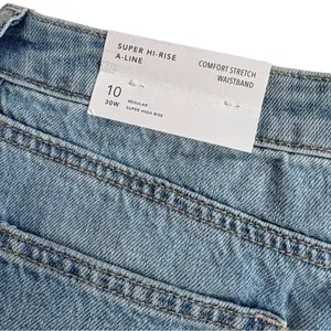 NWT American Eagle Super High Rise A-Line Denim Skirt Size 10 / 30 thumbnail 8