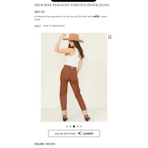 Ariat brown jeans NWT thumbnail 9