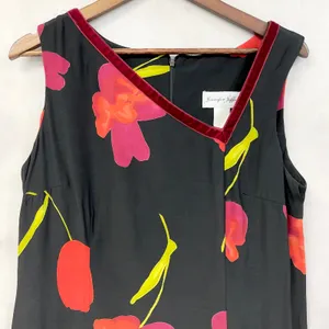 VTG Jennifer Jeffries Womens Sleeveless Dress Size 12 Artsy Going‎ Out Gallery thumbnail 4
