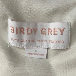 Birdy Grey Kira One-Shoulder Maxi Dress in the "Pressed Floral" Pattern thumbnail 8
