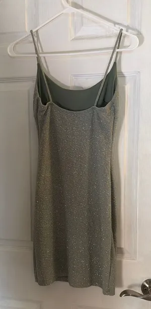 Windsor Green Window tight/short dress with a slit thumbnail 1