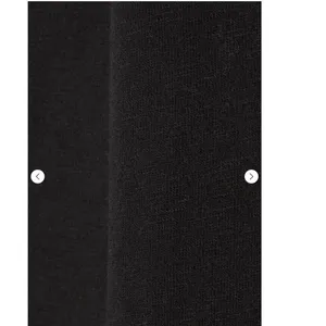 James Perse Cotton Relaxed Clean Raglan Sleeve Supima Pullover Sweatshirt Black‎ thumbnail 3
