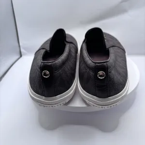 Michael Kors MK Logo Slip On Sneakers Brown PVC Size 8M Women's Luxury Casual thumbnail 4