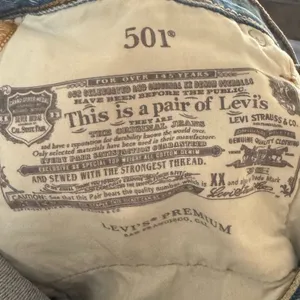 Levi's 501 Button Fly‎ Straight Leg Distressed Non-stretch Cotton Denim 27 thumbnail 11